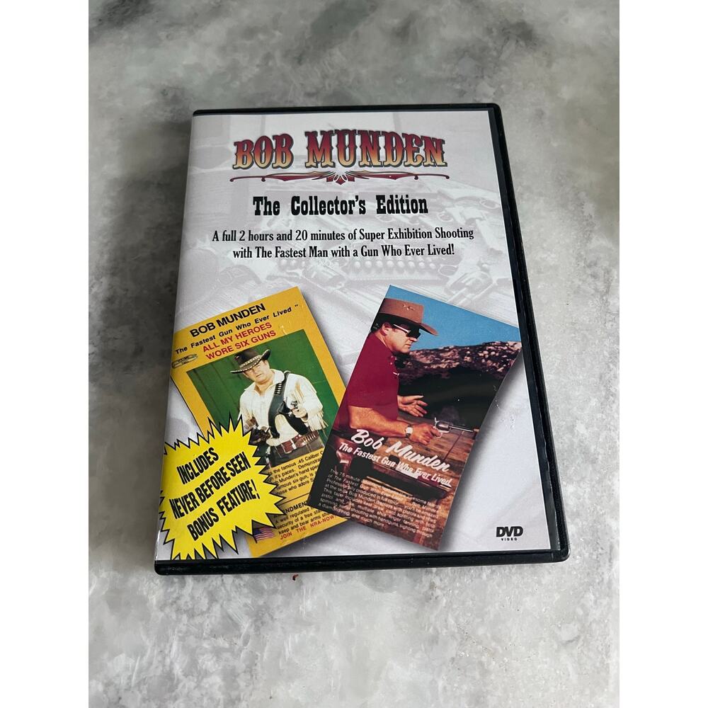 Bob Munden The Collector’s Edition DVD Fastest Man With a Gun Western